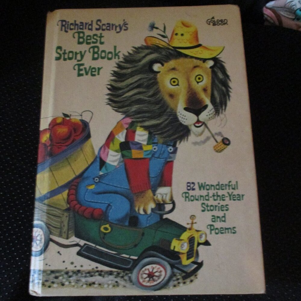 Vintage Richard Scarry 1968 Golden Book